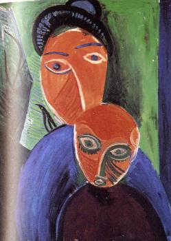 Pablo Picasso : mother and child